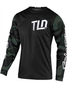 CAMISOLA TROY LEE DESIGNS 2021 GP CAMO - VERDE / PRETO